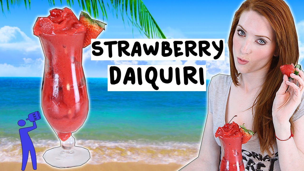 How to make a Strawberry Daiquiri – Tipsy Bartender