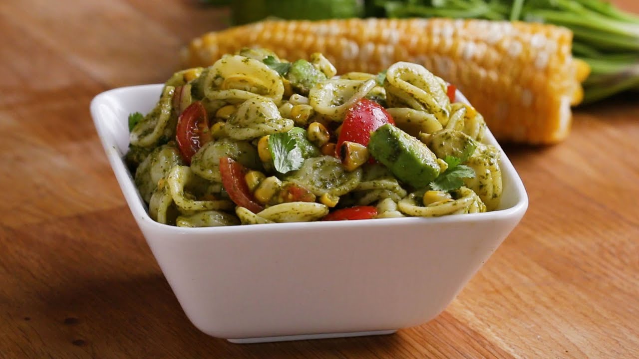 Grilled Corn Summer Pasta Salad