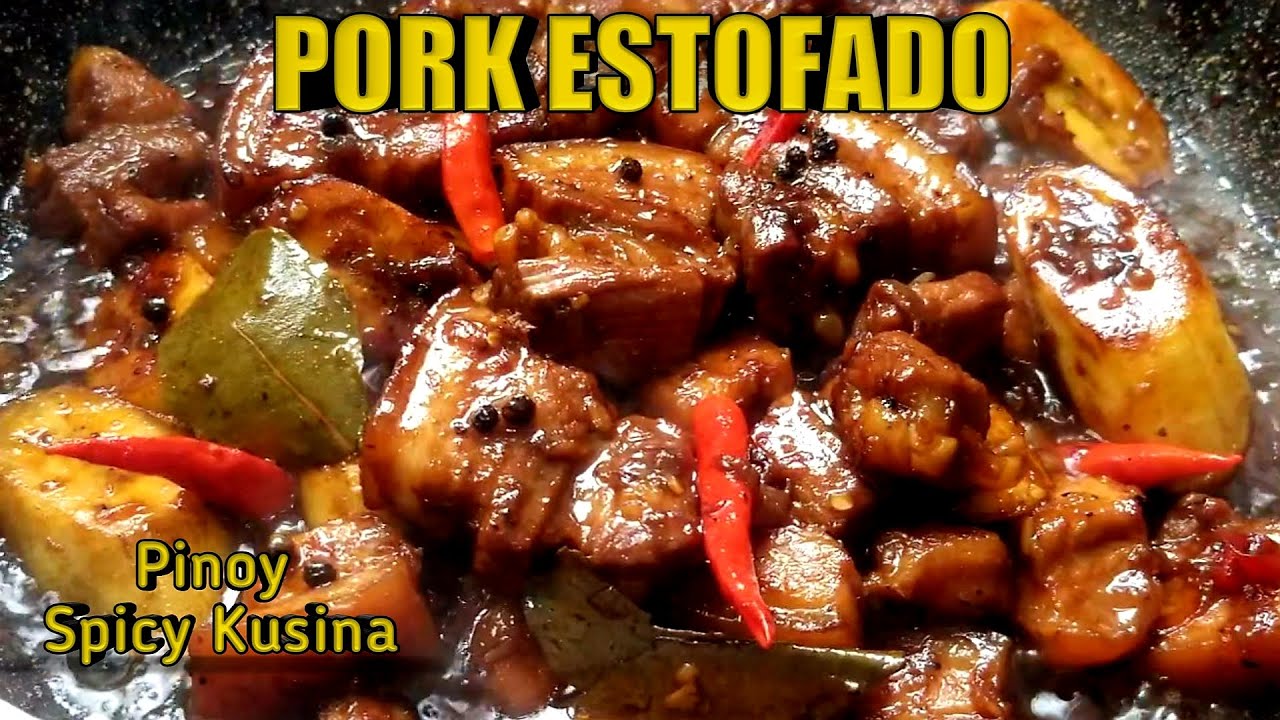 How to Cook Pork Estofado Recipe | Sweet Pork Stew Recipe Pinoy Style