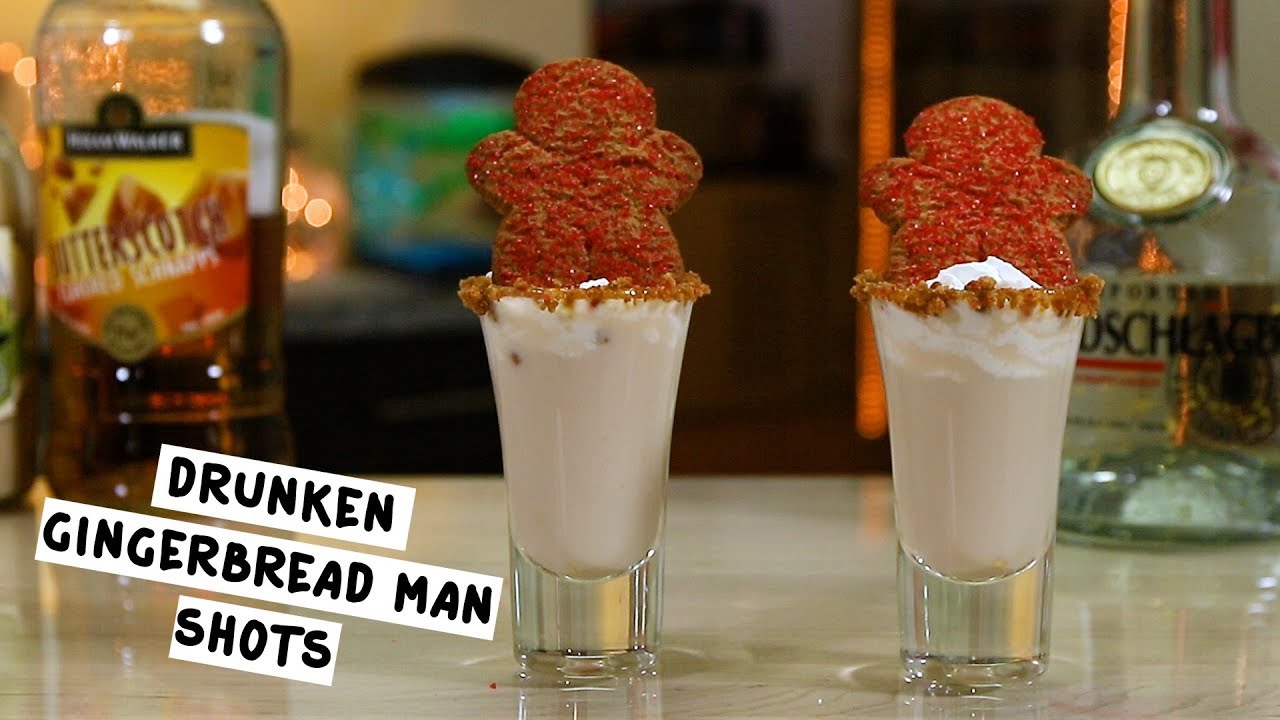 Drunken Gingerbread Man Shots