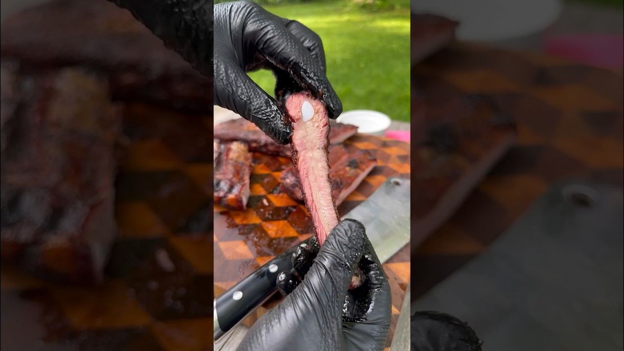 No Fuss Spare Rib Recipe! #ribs #smokedribs #recipeshorts #pelletgrill #bbq #Recipe #PorkRibs