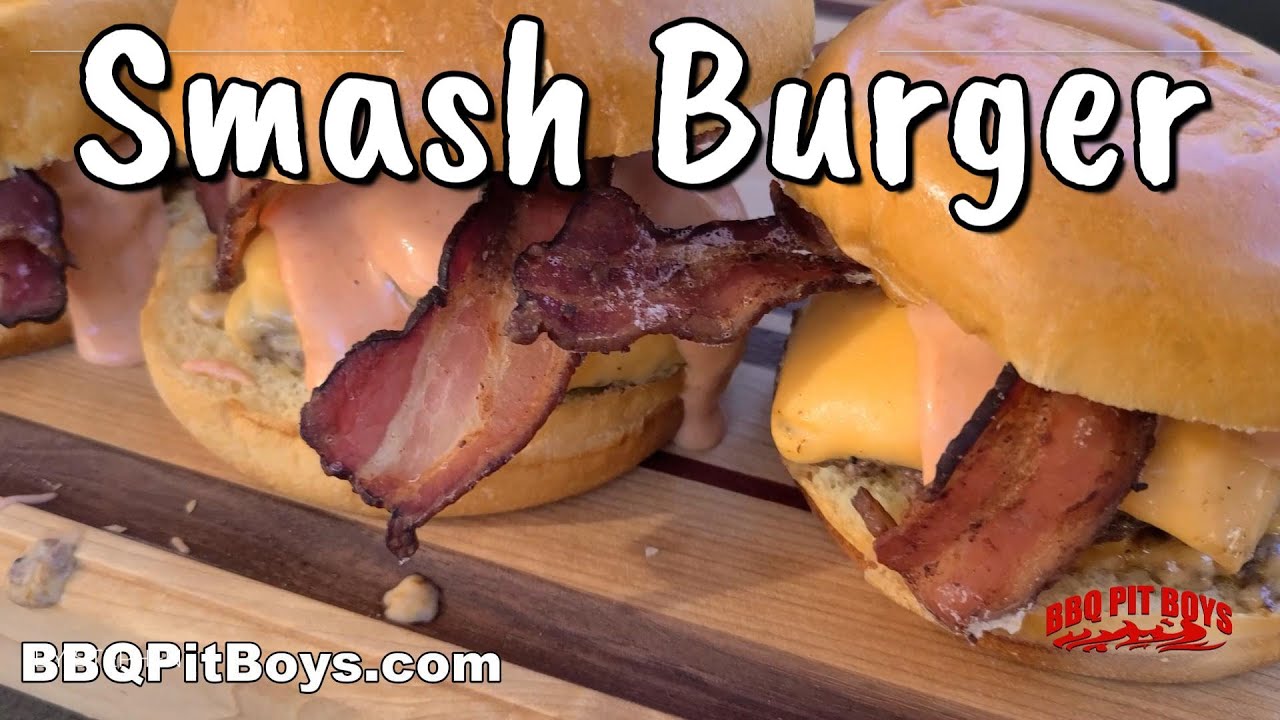 Smash Burger with Bacon & Cheese