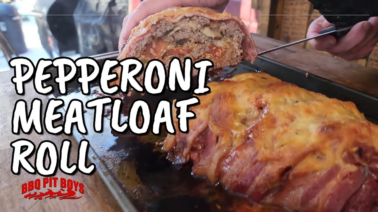 Pepperoni Bacon Pizza Meatloaf
