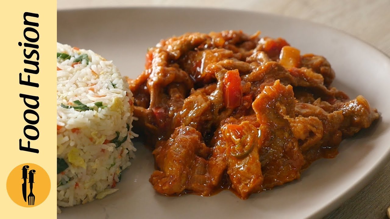 Hot & Spicy Beef recipe by food fusion