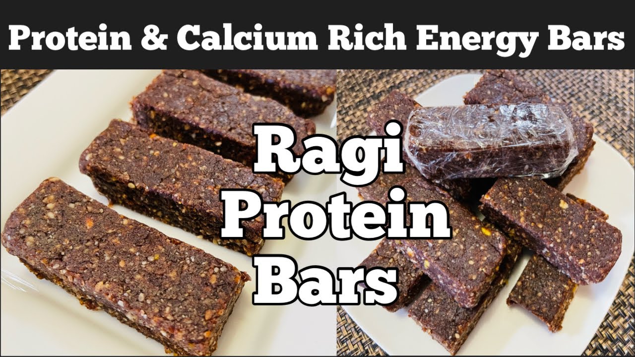 Homemade Protein & Calcium Rich Energy Bars Recipe | Healthy Treats For Kids |Chocolate Energy Bars