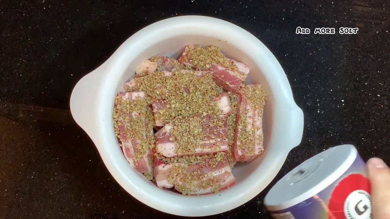 pork recipes Salted pork row russian