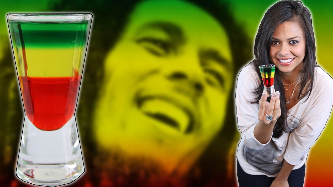 How to make the Flaming Bob Marley Shot – Tipsy Bartender