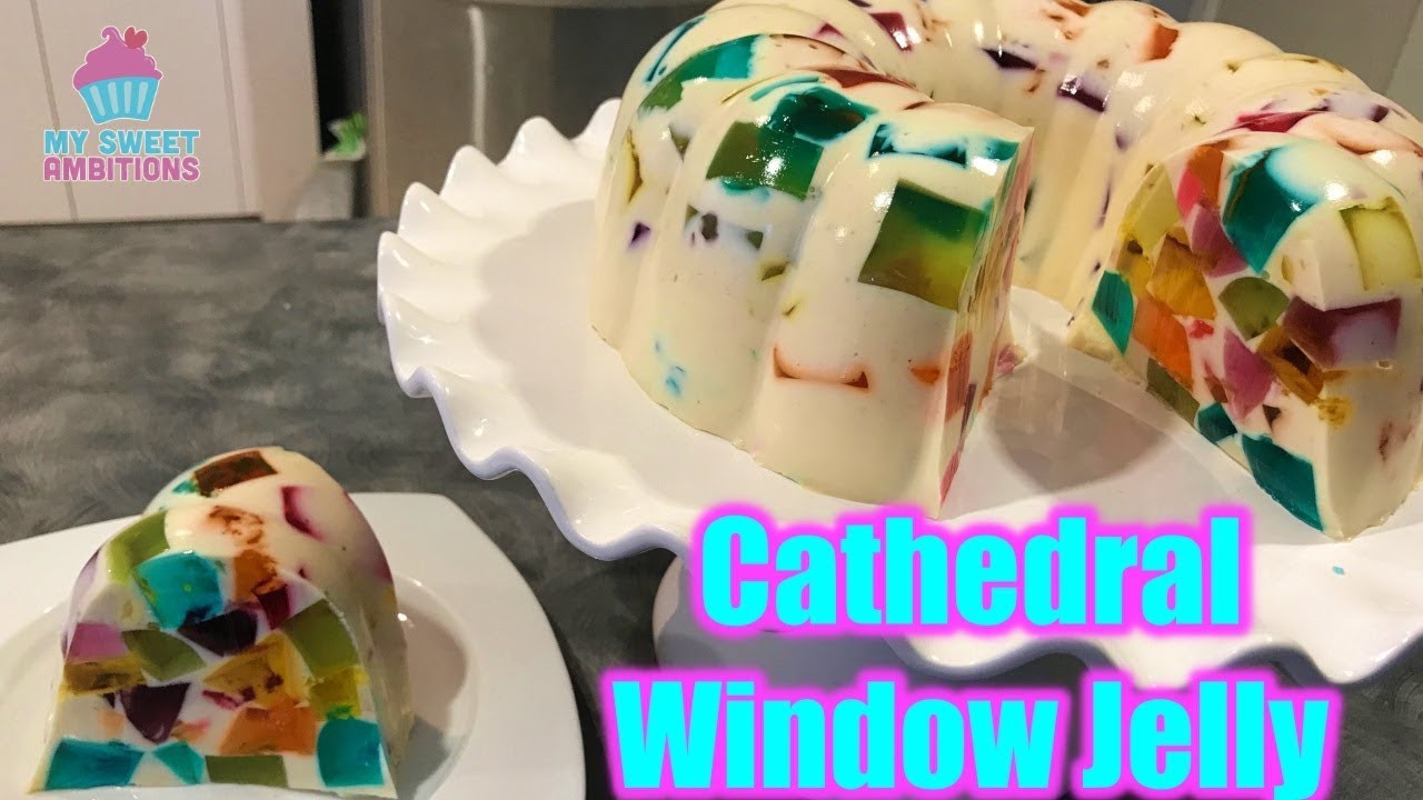 Cathedral Window Jelly Dessert