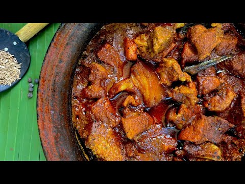 Sri Lankan Pork Curry I Spicy Pork Curry I Pork Recipes
