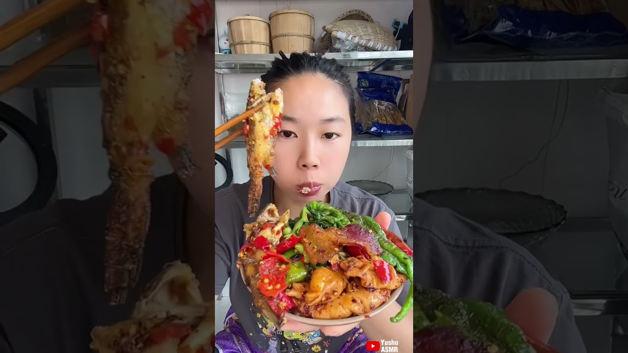 Home is wherever I’m with pork recipe, fish fry, dumplings, chili and vegetables #asmr #porkrecipe