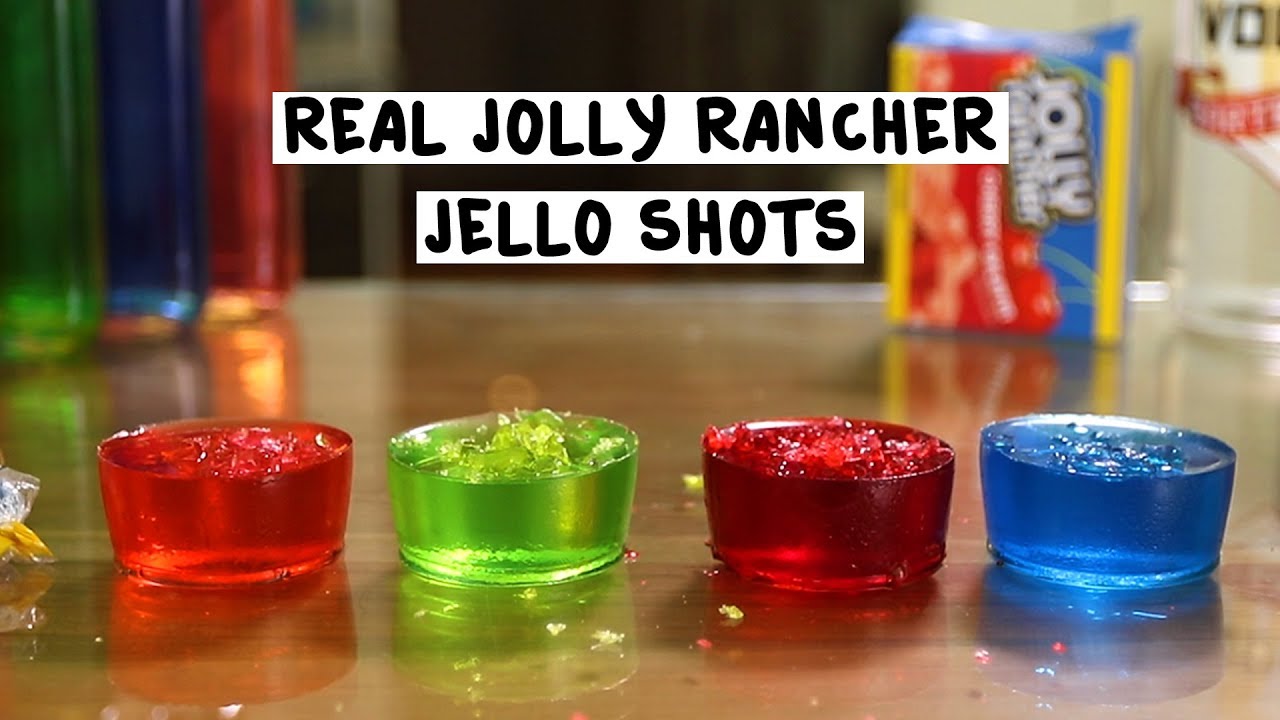 Real Jolly Rancher Jello Shots