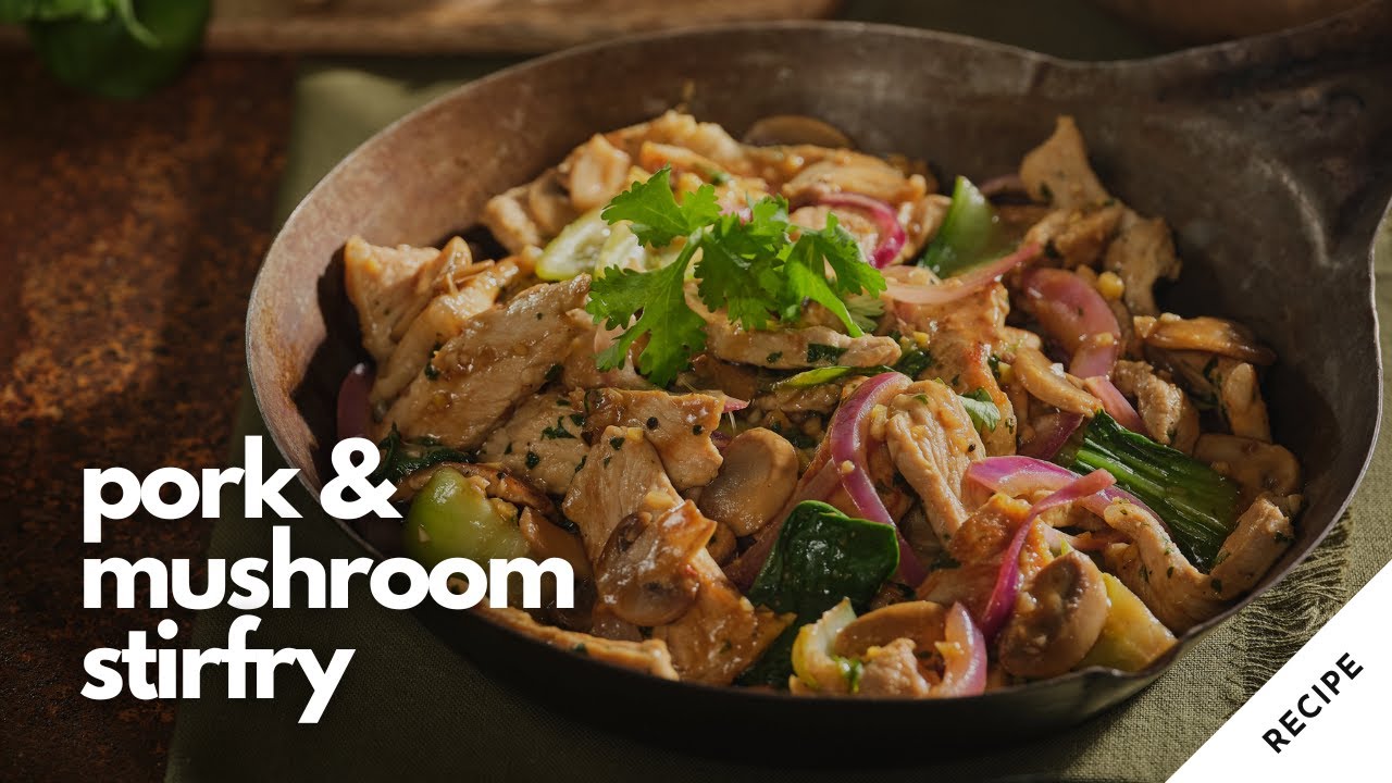 Pork and Mushroom Stir Fry | Ontario Pork Recipes