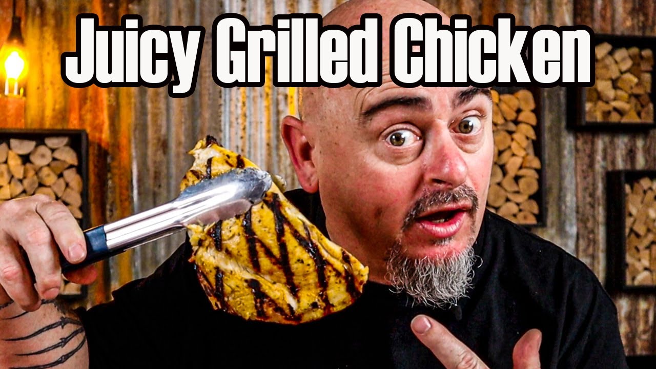 This is how to grill juicy chicken breast on charcoal grill