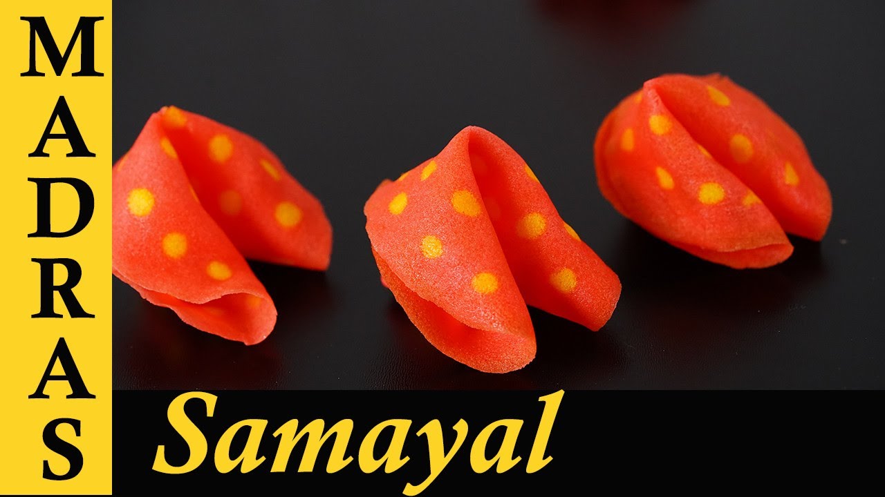 Valentines Day Special Recipe | Fortune Cookies Recipe in Tamil