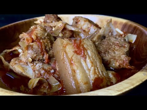 Pork cook with fermented bamboo shoots || Naga Kitchen