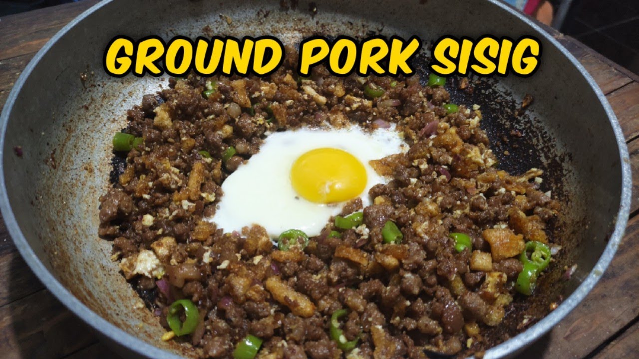 Easy and quick Ground pork sisig recipe (CwB #7)