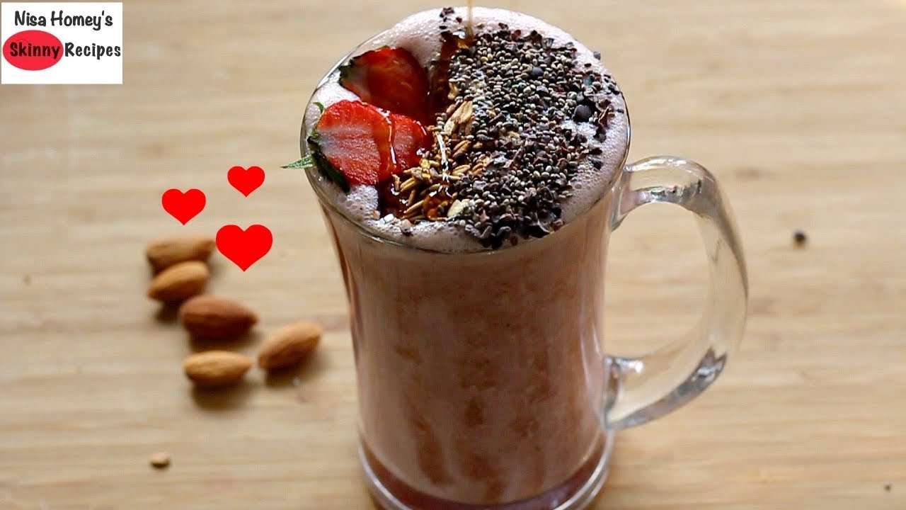 Strawberry Oatmeal Breakfast Smoothie Recipe – Oats Recipes For Weight Loss