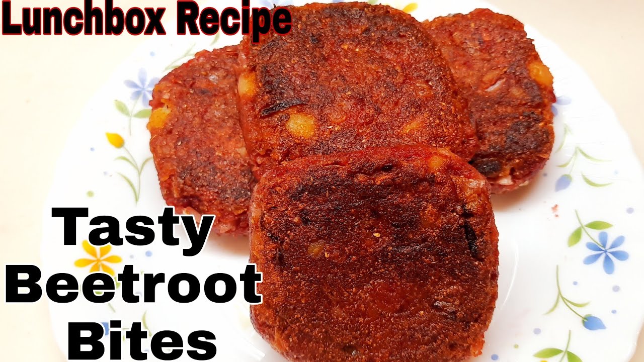 Beetroot tiffin recipe | healthy snacks for kids | beetroot cutlet @TiffinTriangle