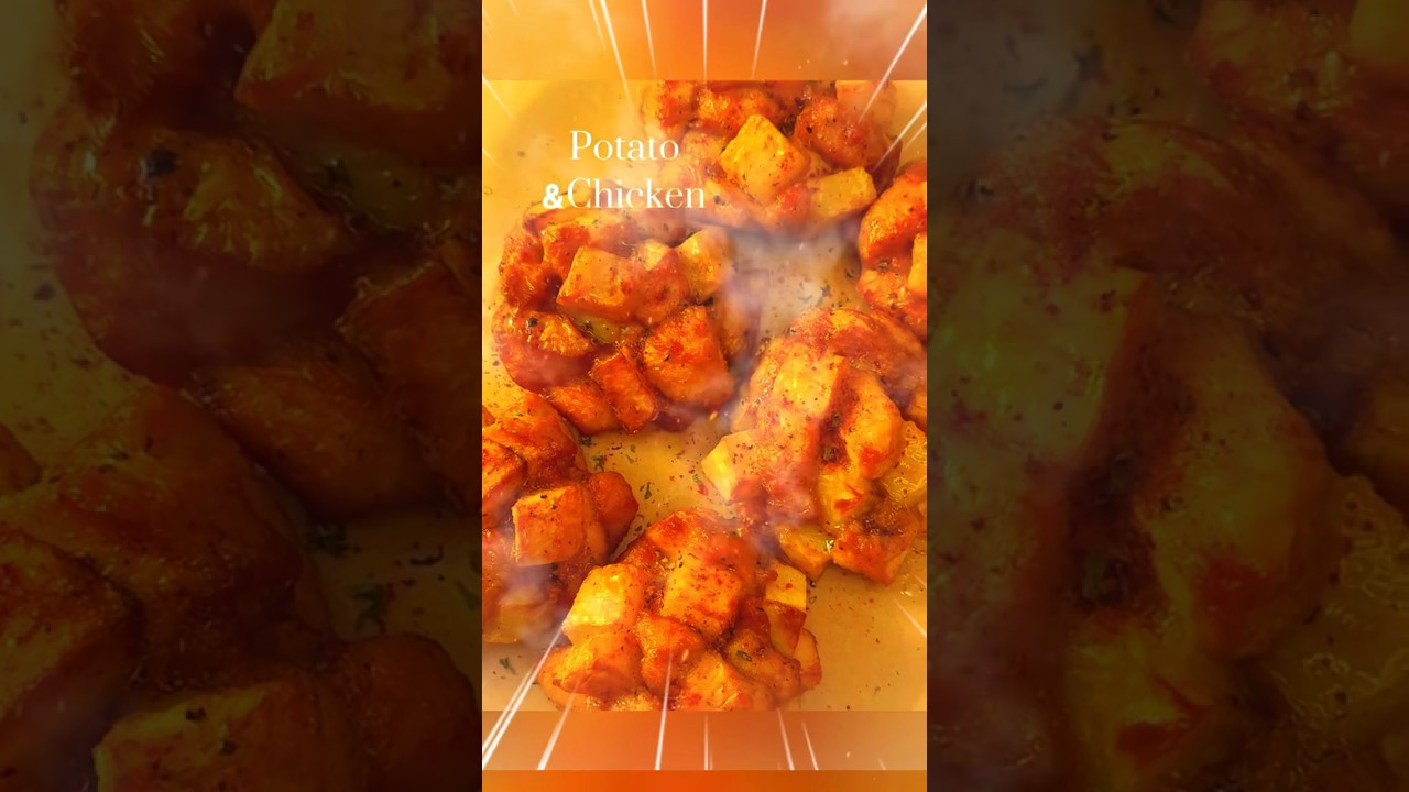 Potato chicken#recipe# viral#youtubeshorts #potatodishes #trends #ZQchannel
