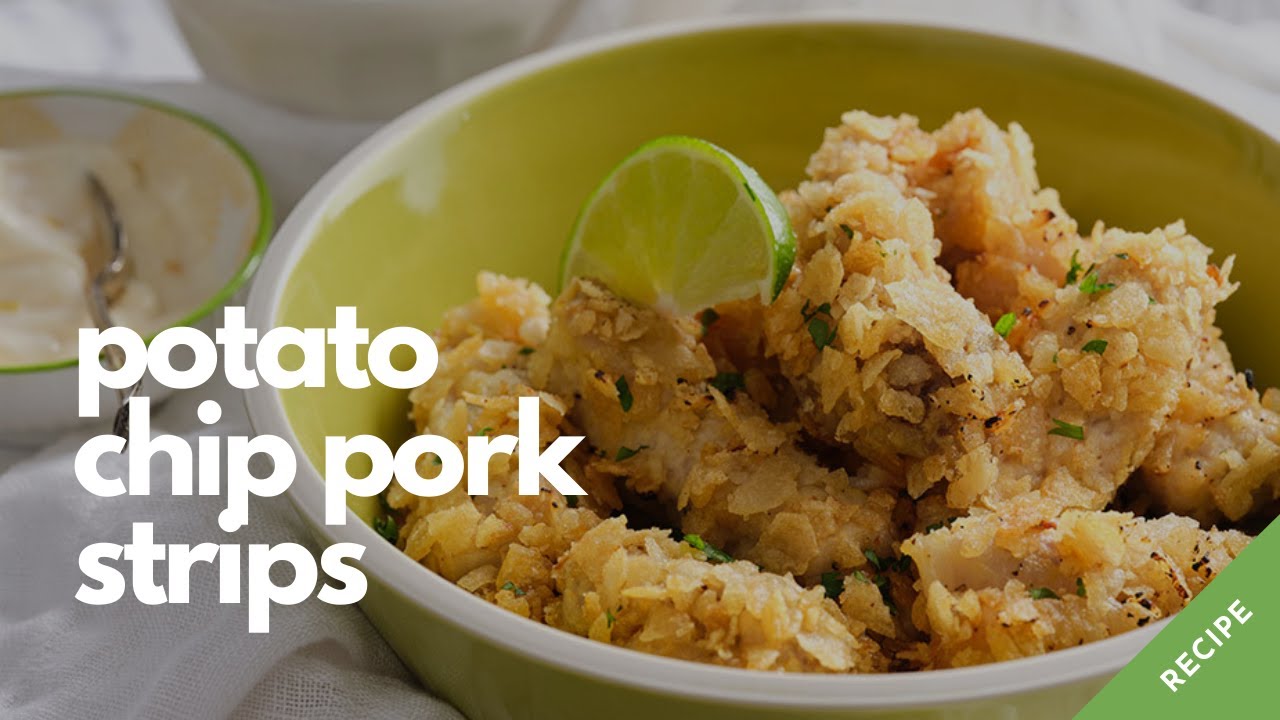 Potato Chip Pork Strips | Ontario Pork Recipes