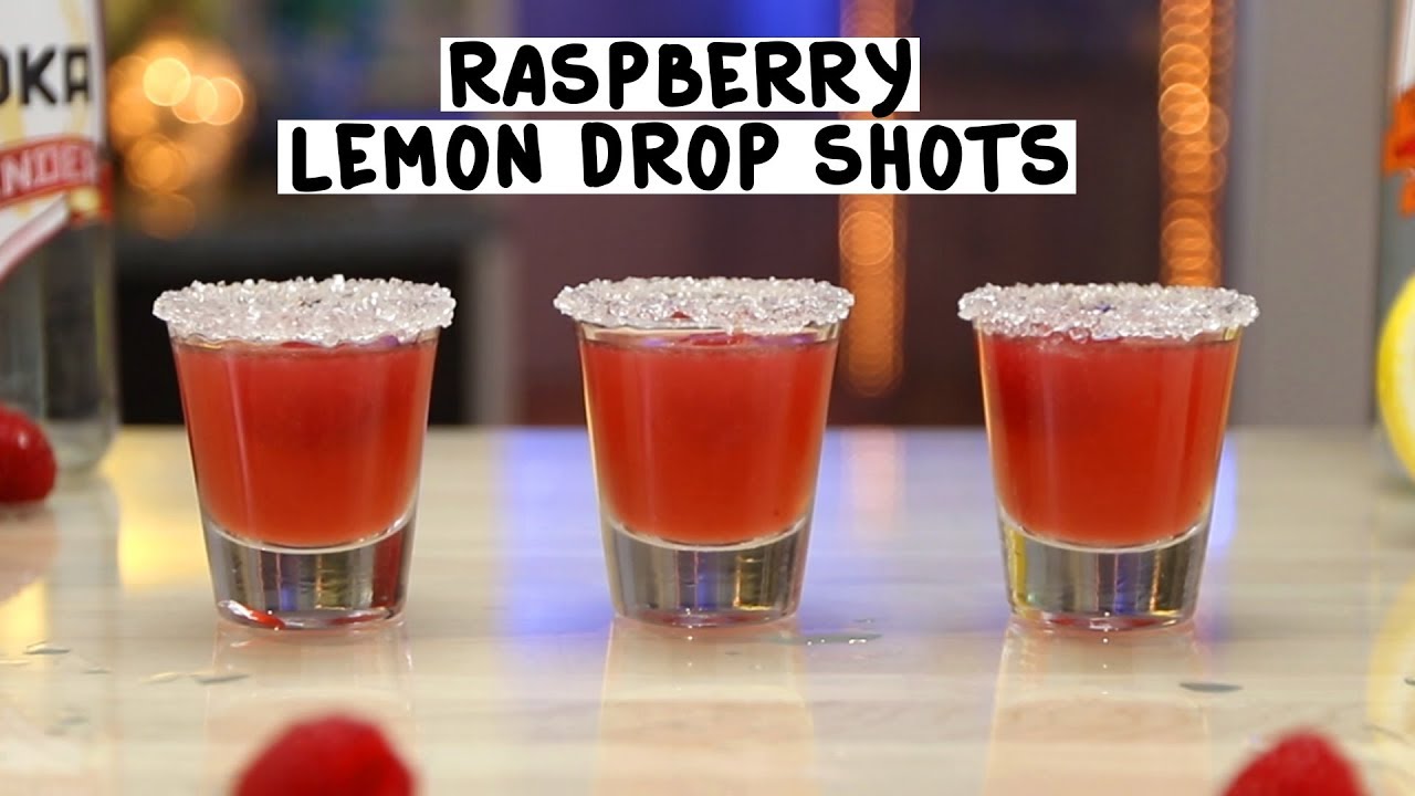 Raspberry Lemon Drop Shots