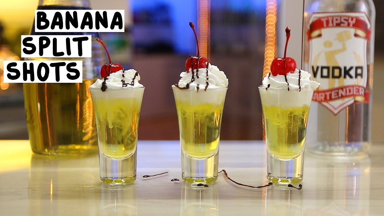 Banana Split Shots
