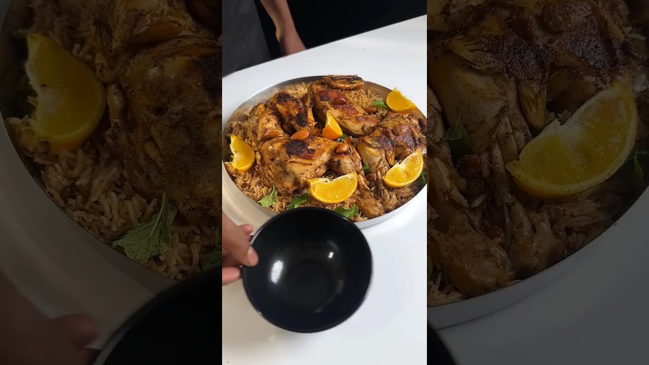 Dryfruit chicken biryani ASMR #asmrfood #foodvlog #cooking #recipe #chickenrecipes