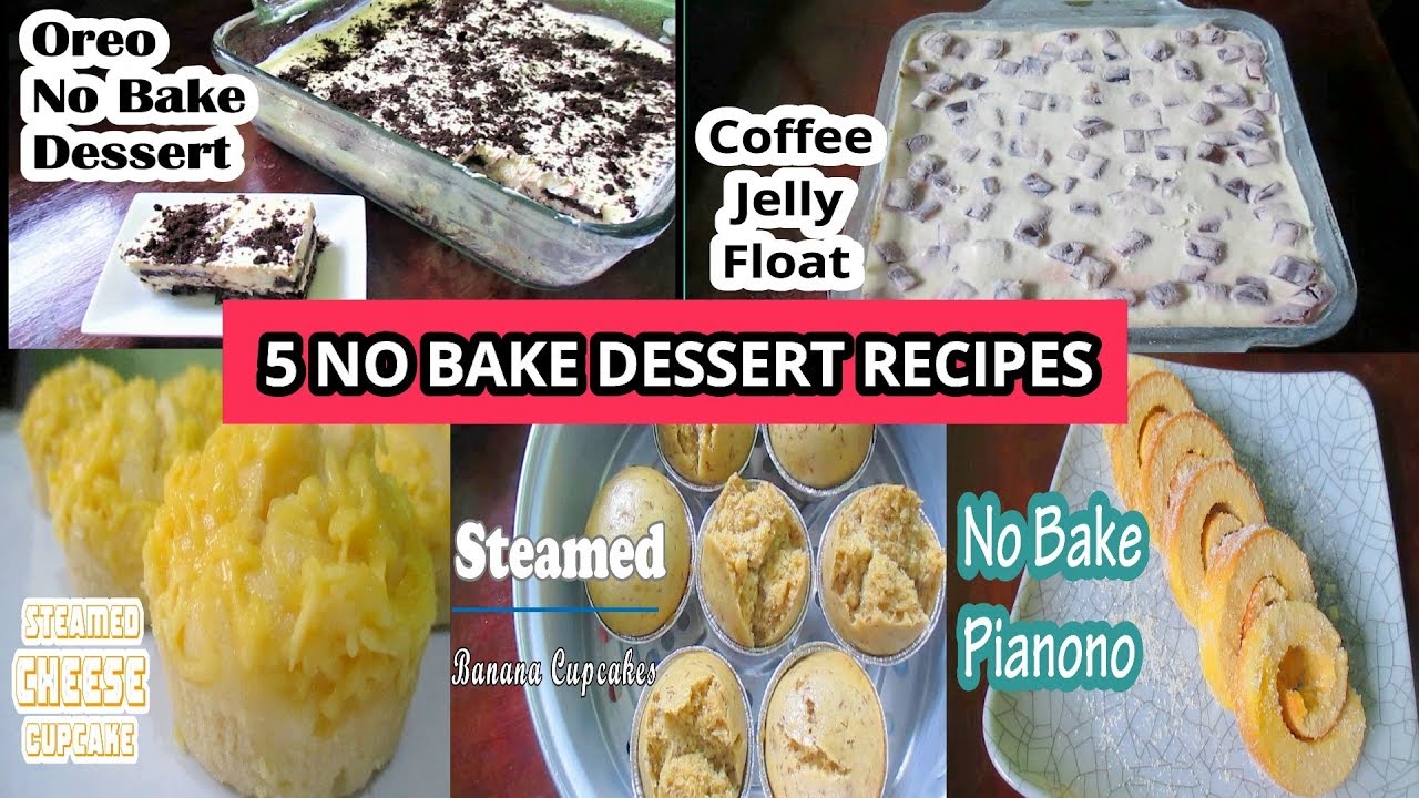 5 No Bake Dessert Recipes