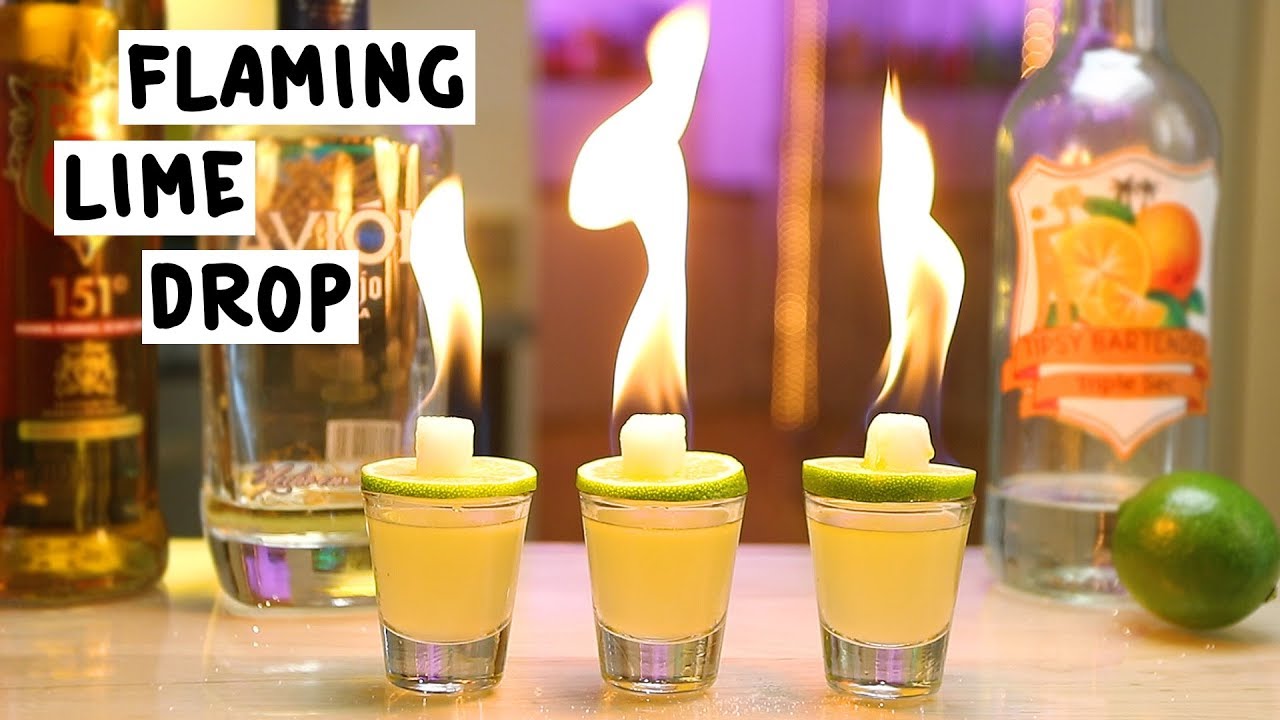 Flaming Lime Drop