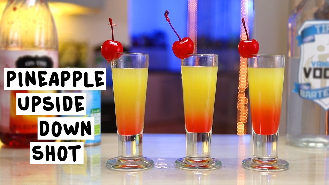 Pineapple Upside Down Shots
