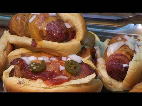 How to grill Bacon Cheeseburgers Doggy Style | Recipe