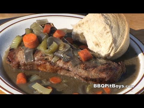 How to Grill New York Strip Steaks & Whiskey Gravy | Recipe