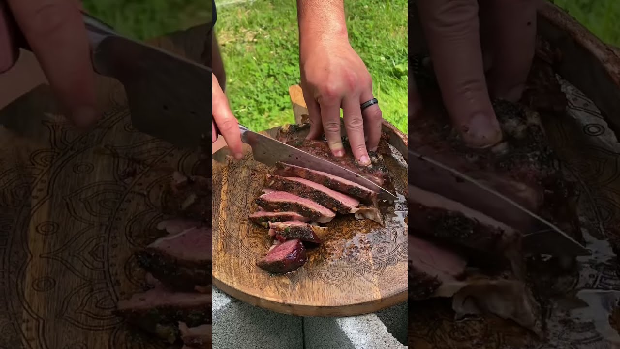 Juicy Tomahawk Ribeye Slicing | Grill Nation
