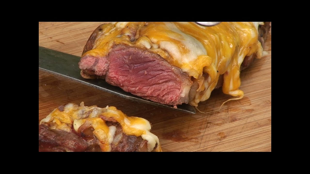 How to grill Strip Cheese Steaks | Recipe