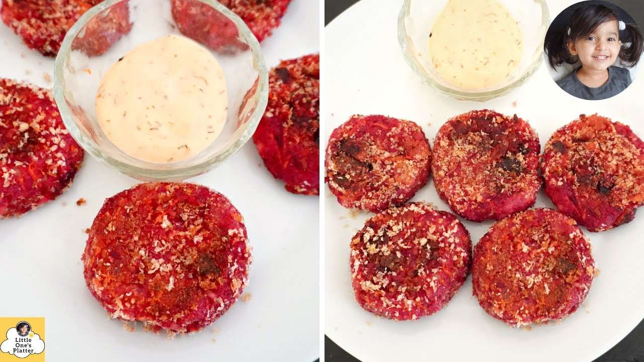 BEETROOT TIKKI RECIPE | Healthy snack recipe | Beetroot cutlet | Beetroot Patties | Kids snack idea