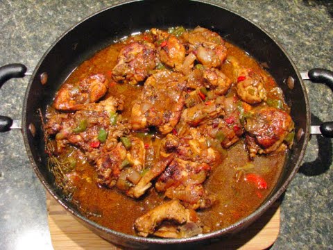 Jamaican Brown Stew Chicken Recipe Video