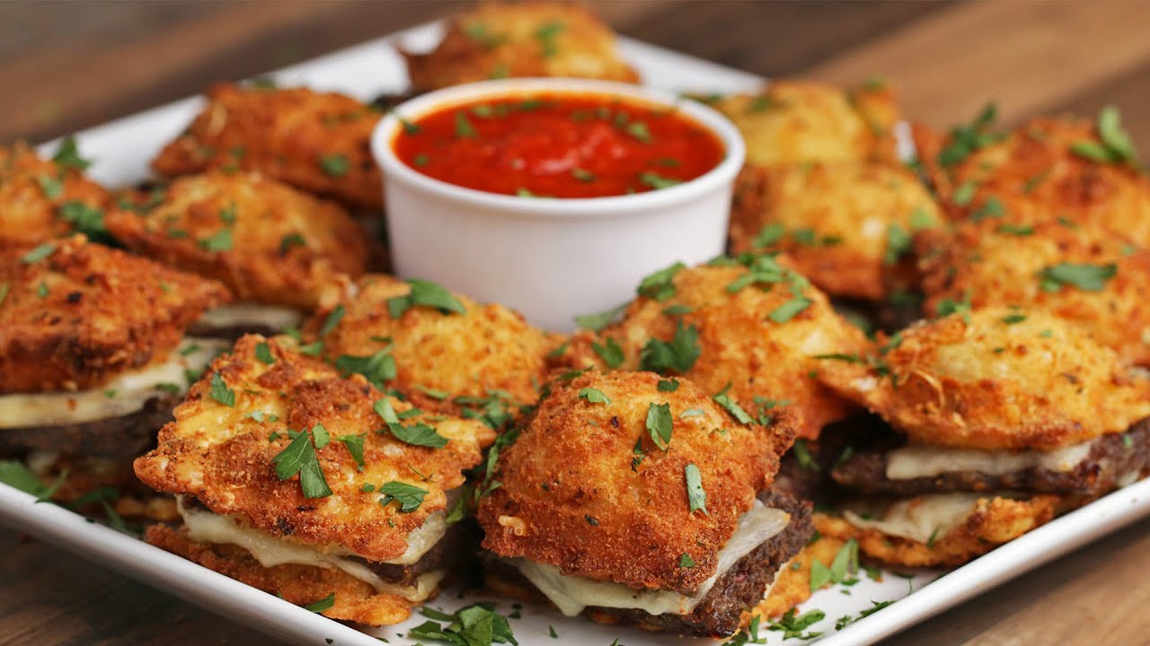 Fried Ravioli Sliders