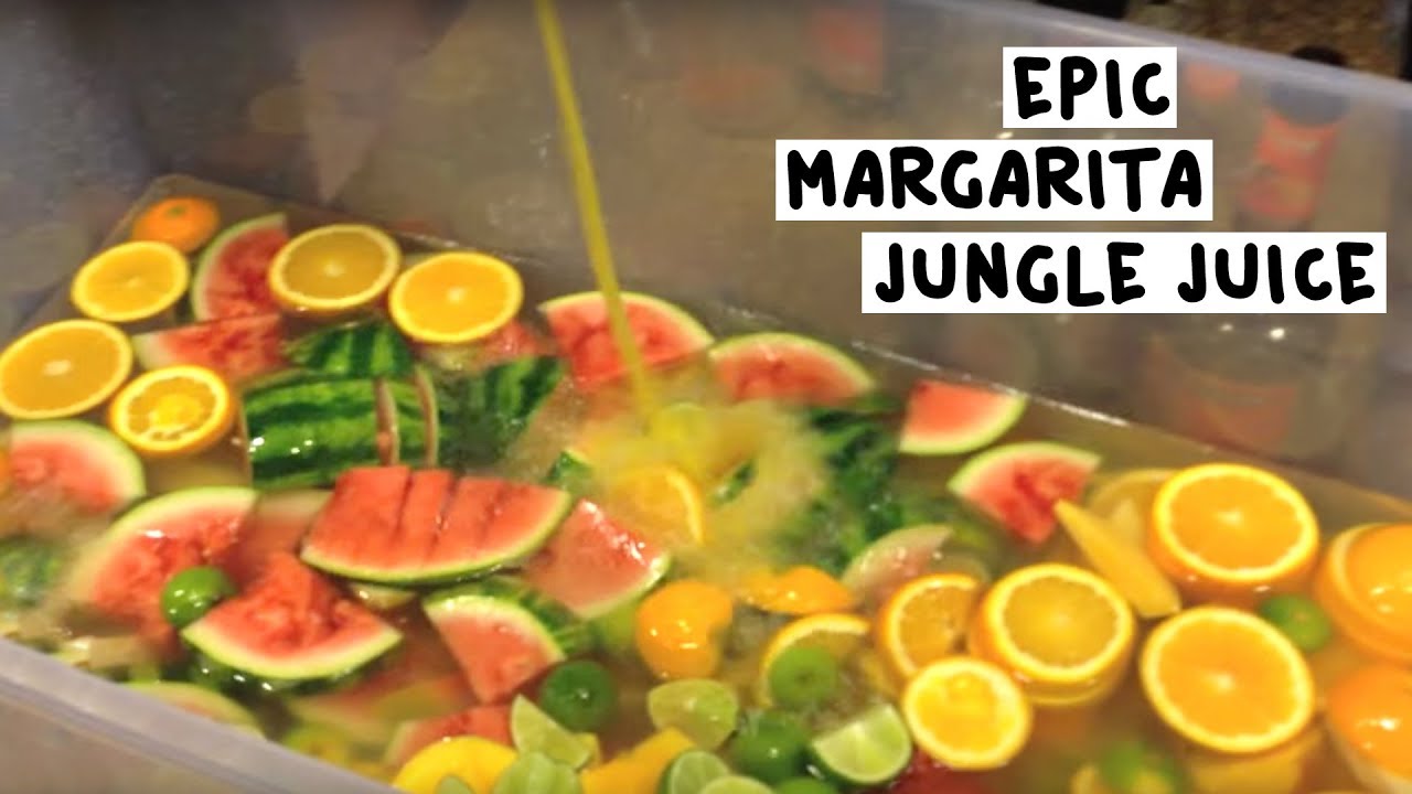 Epic Margarita Jungle Juice – Tipsy Bartender