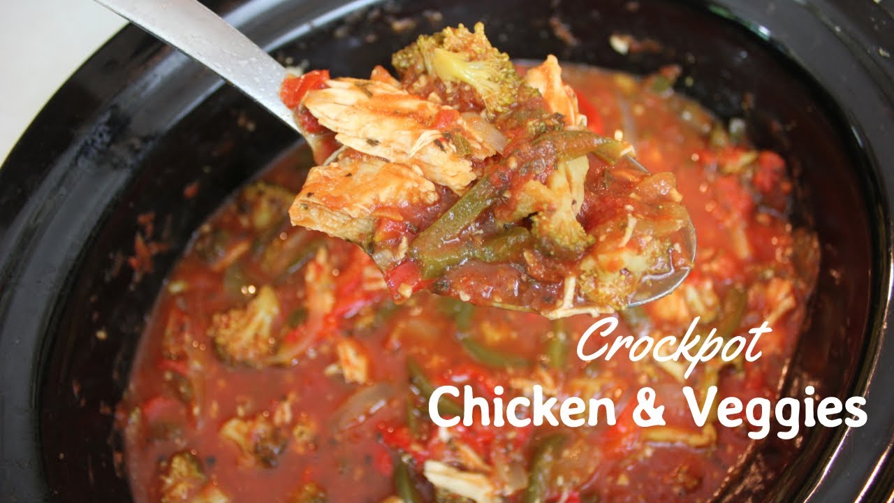 Easy Slow Cooker Chicken and Vegetables: Crockpot Chicken Recipes