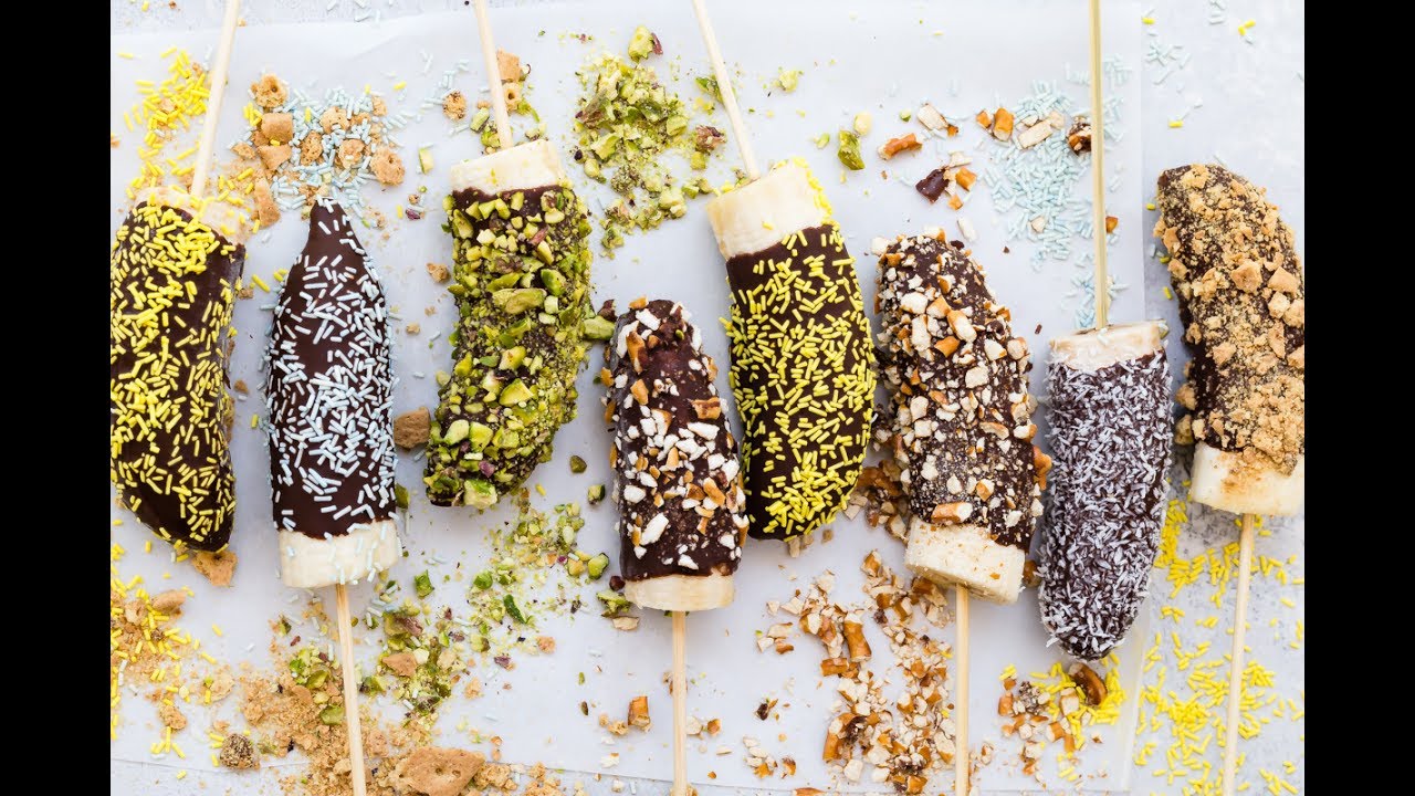Frozen Bananas on a Stick – Healthy Dessert Recipes – Weelicious
