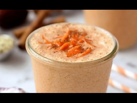 Carrot smoothie recipe with milk