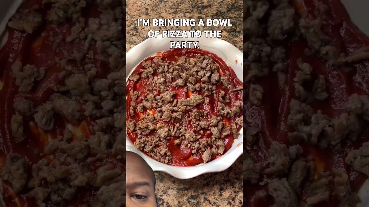 I’m going to make it with all turkey meat. #pork #pizzabowl #pizza #easyrecipe #food #partyfood