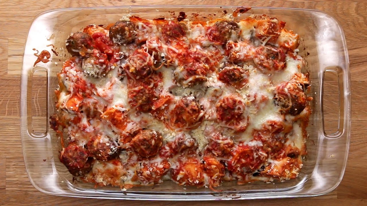 Meatball Parm Bake
