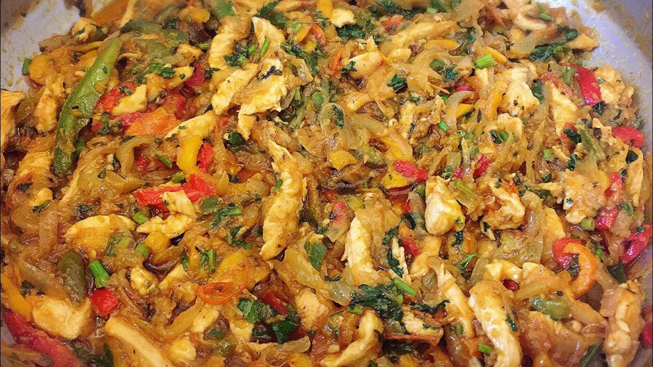 Shimla Mirch With Chicken – capsicum recipes
