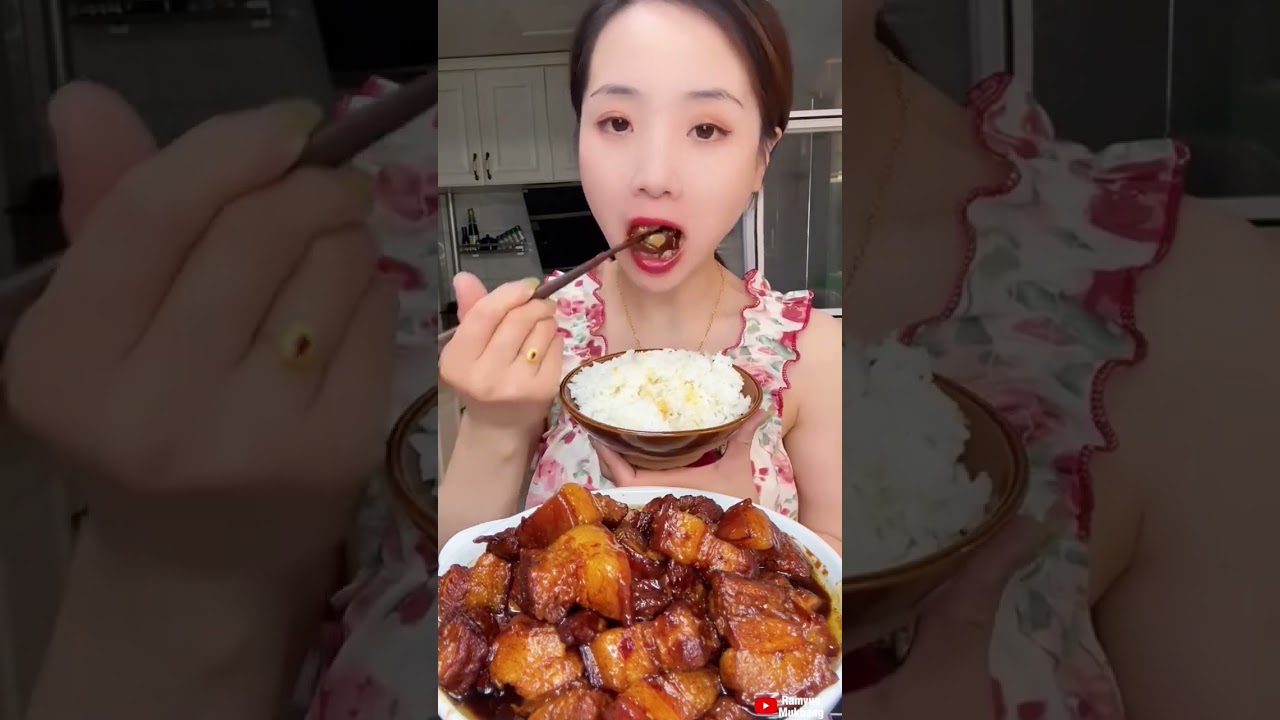 Even breakfast should begin with Pork Belly And Rice #asmr #porkrecipe #porkbelly #porkmeat #pork