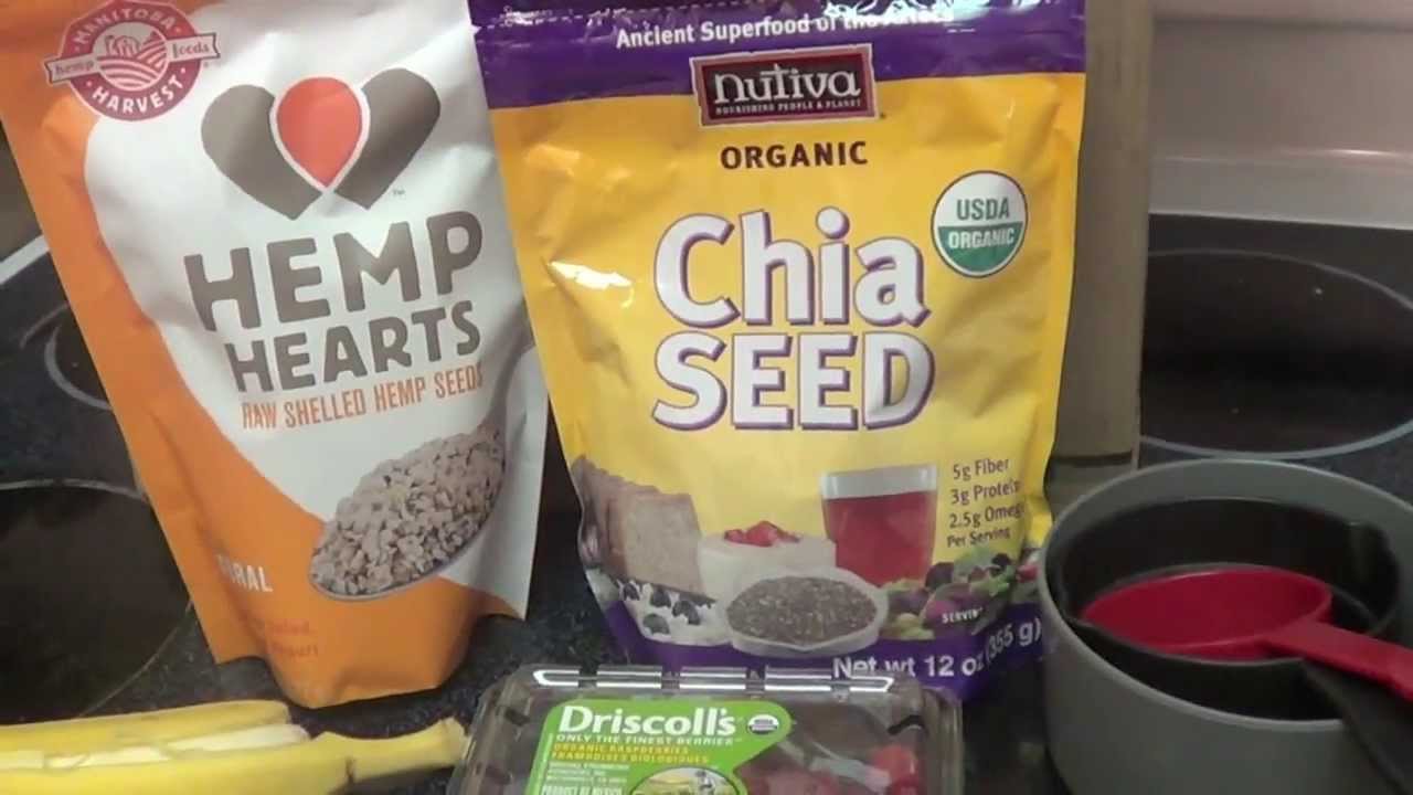 Chia & Hemp seed smoothie Recipe!