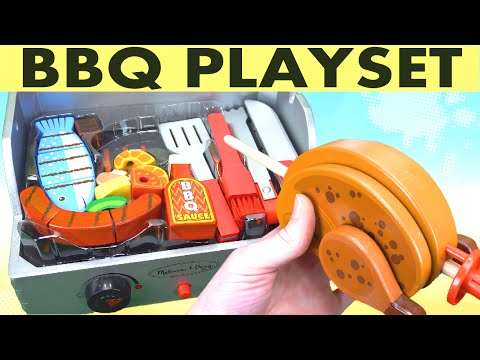 Melissa and Doug Rotisserie Grill Wooden Playset!
