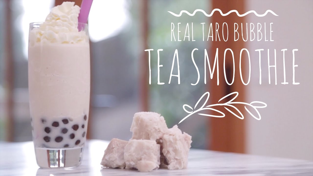 How To Make Taro Bubble Tea | Smoothie Recipe