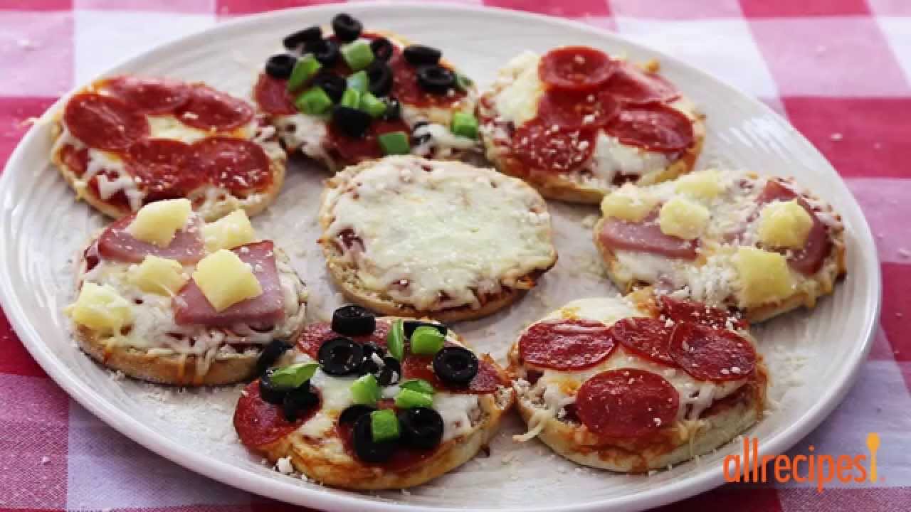 How to Make English Muffin Pizzas | Kid-Friendly Recipes | Allrecipes.com