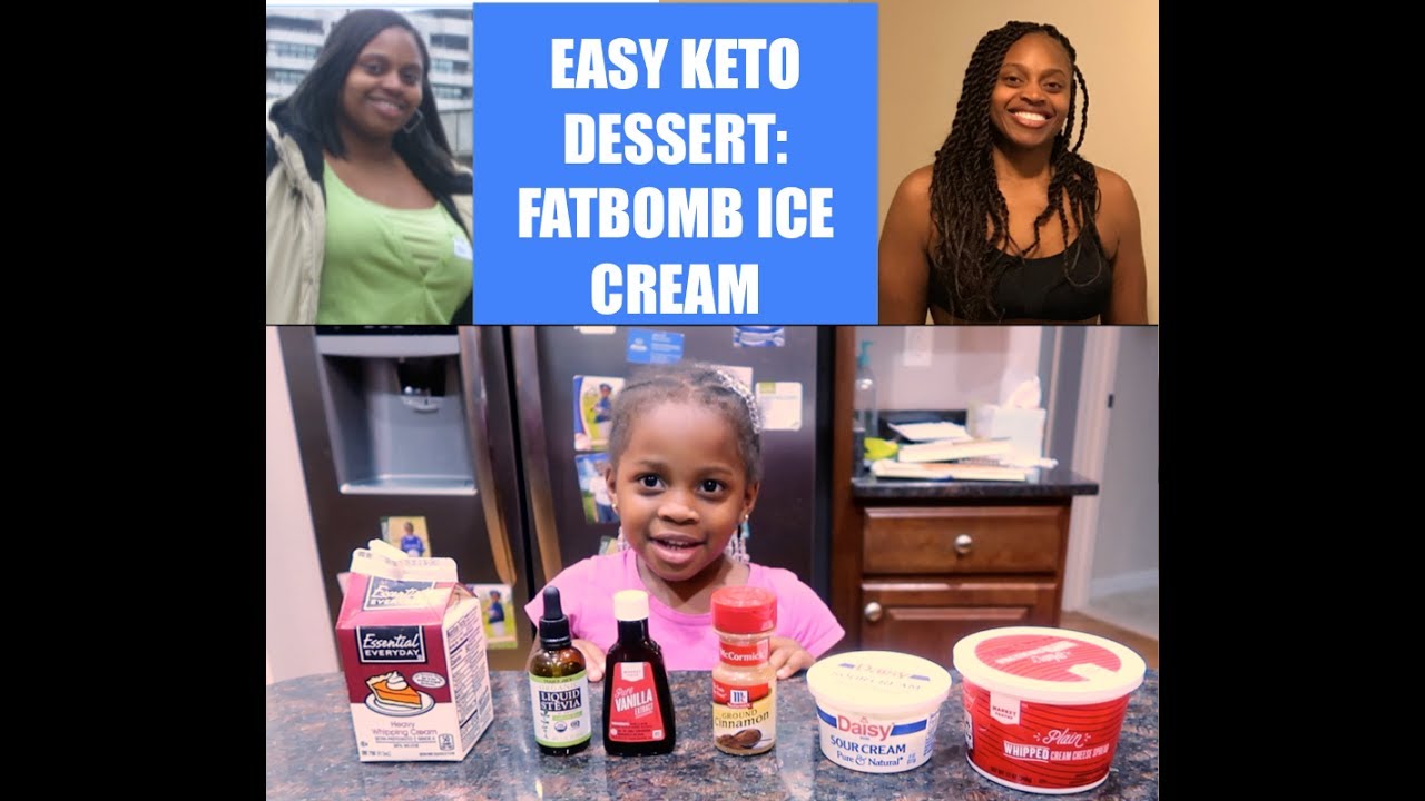 EASY KETO DESSERT: FAT BOMB ICE CREAM RECIPE